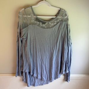 Free People Periwinkle shirt